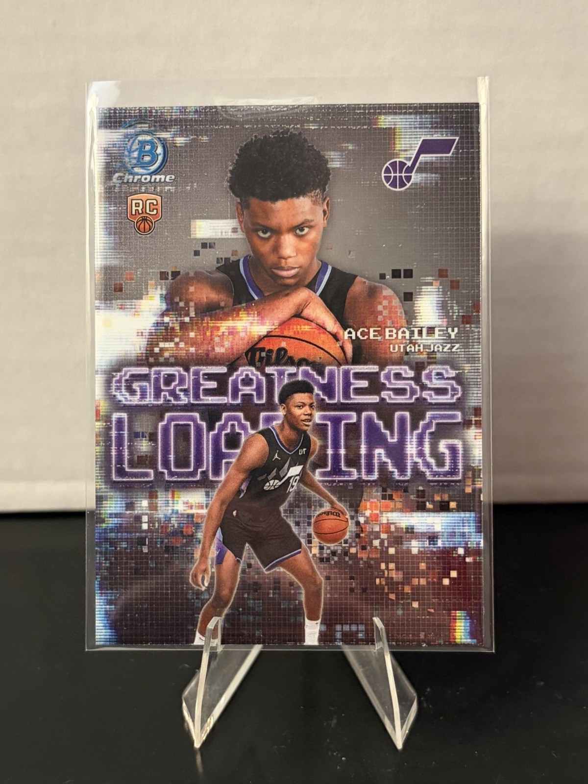 2025-26 Bowman Basketball – Ace Bailey #GL-5 Greatness Loading Chrome (RC)