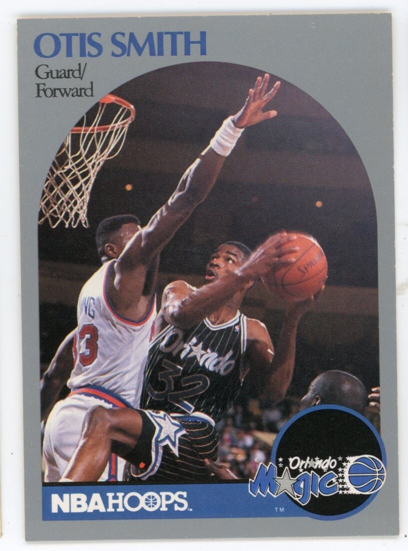 1990-91 Hoops Orlando Magic Basketball Card #221 Otis Smith