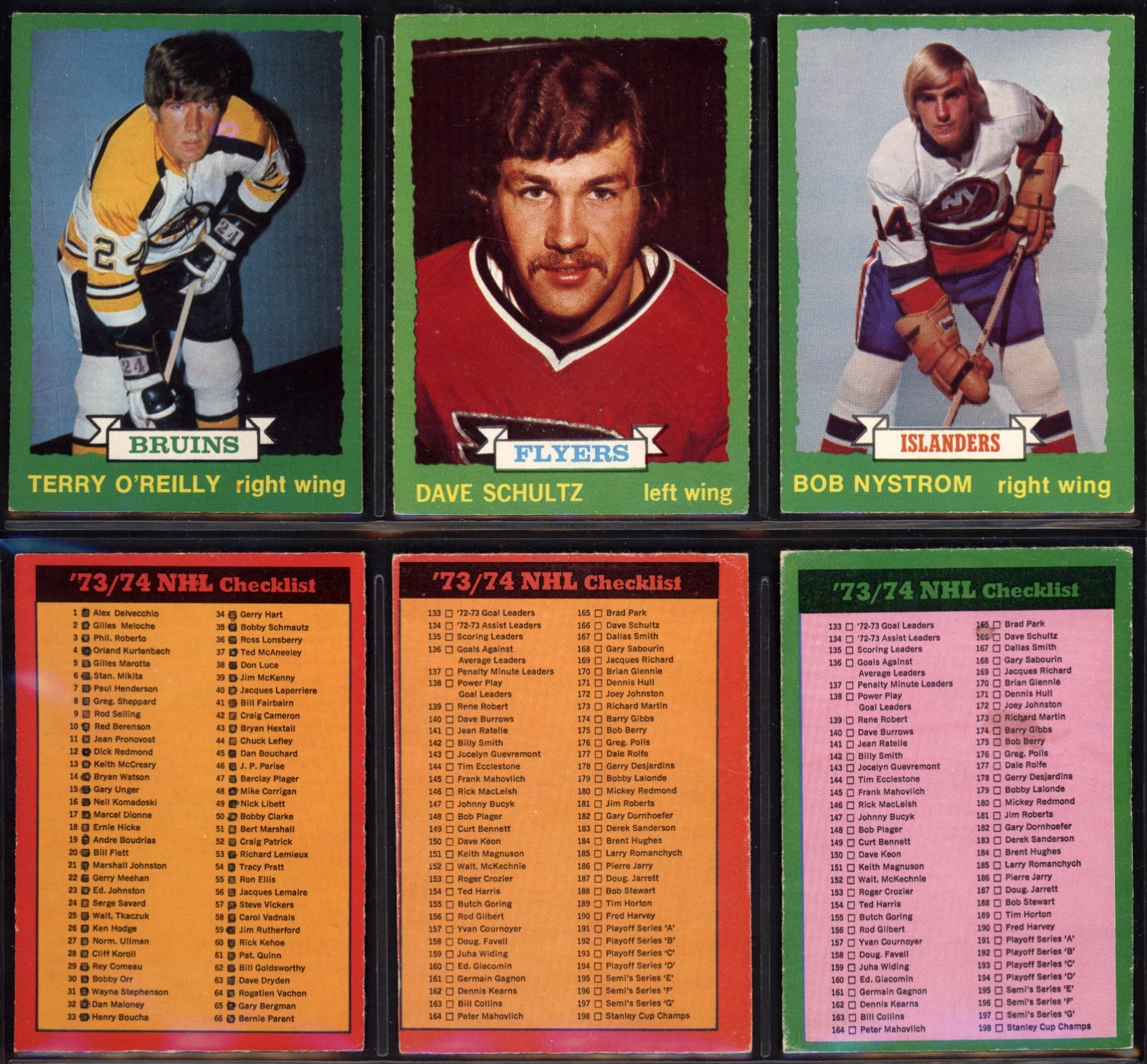 1973-74 OPC COMPLETE HOCKEY CARD SET 1-264 VG-EX (VG-EXCELLENT)