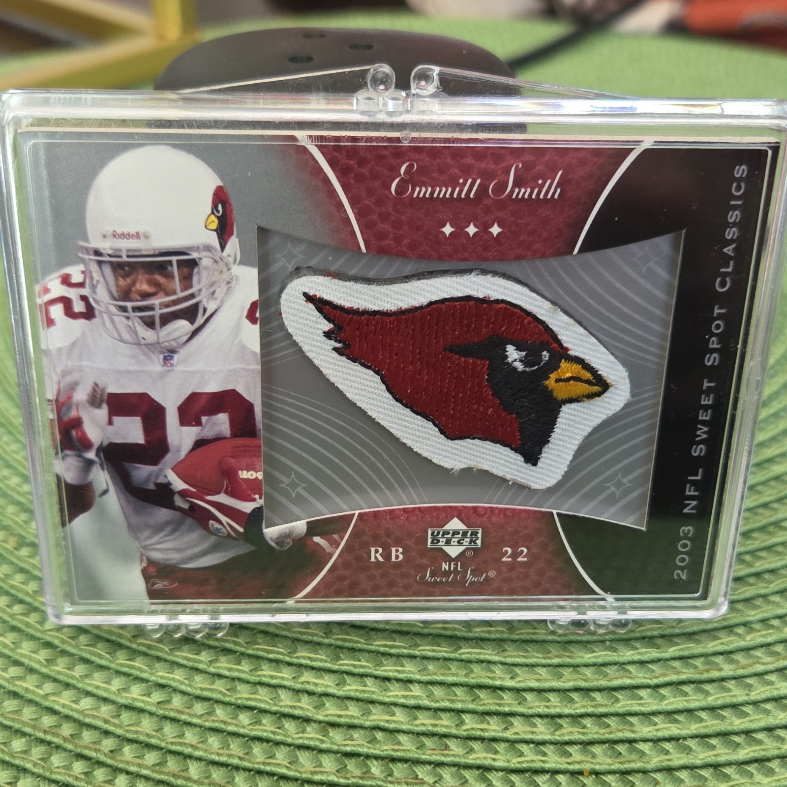 Upper Deck 2003 Sweet Spot Emmitt Smith Classics Embroidered Patch #P-ES