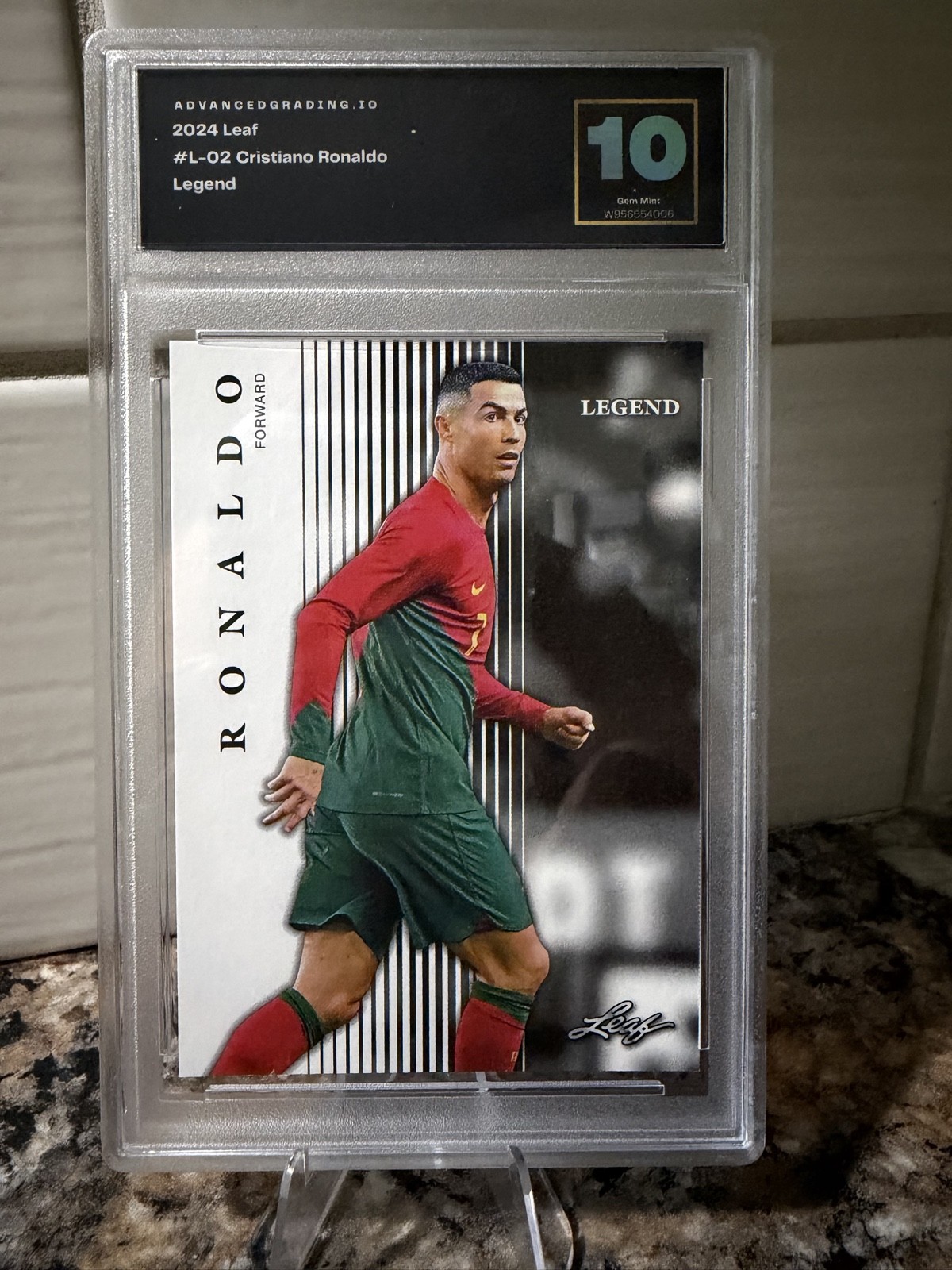 Christiano Ronaldo Legend Graded 10