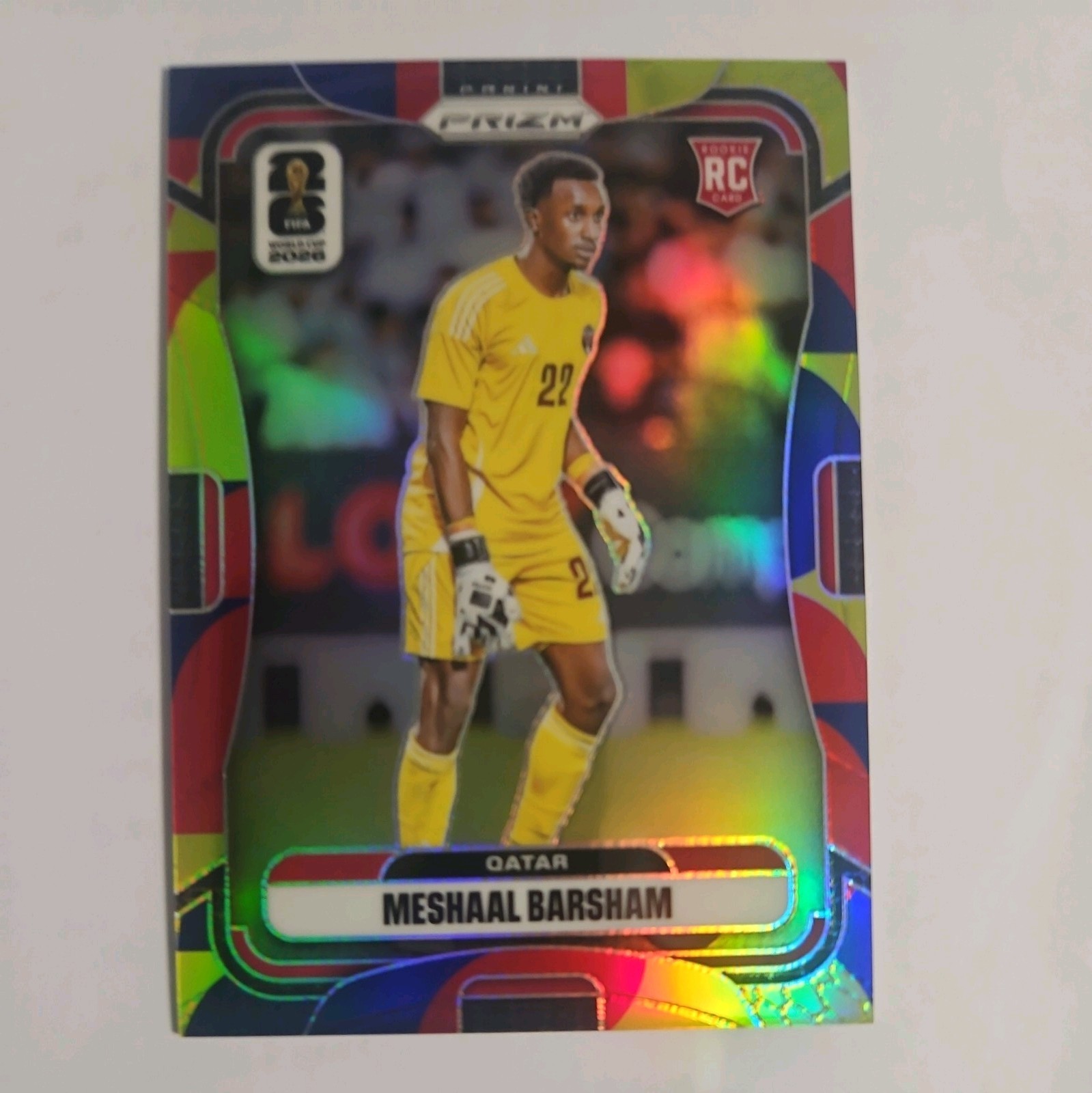 Panini Prizm FIFA World Cup 2026 Qatar Meshaal Barsham Multicolour 6/26 RC
