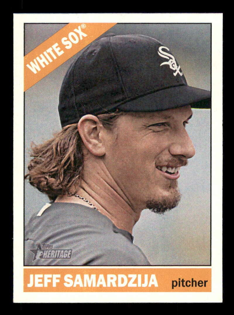 2015 Topps Heritage #492 Jeff Samardzija (SP/Short Print) White Sox z