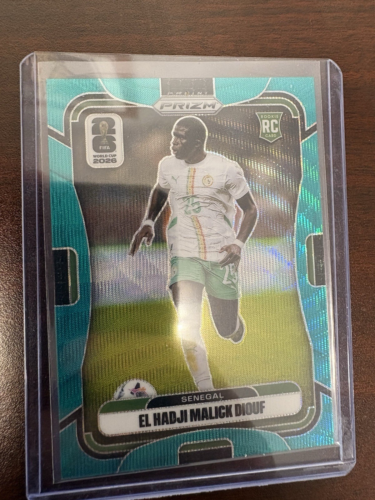 El Hadji Malik Diouf 2026 Panini World Cup Senegal Green Wave RC /99