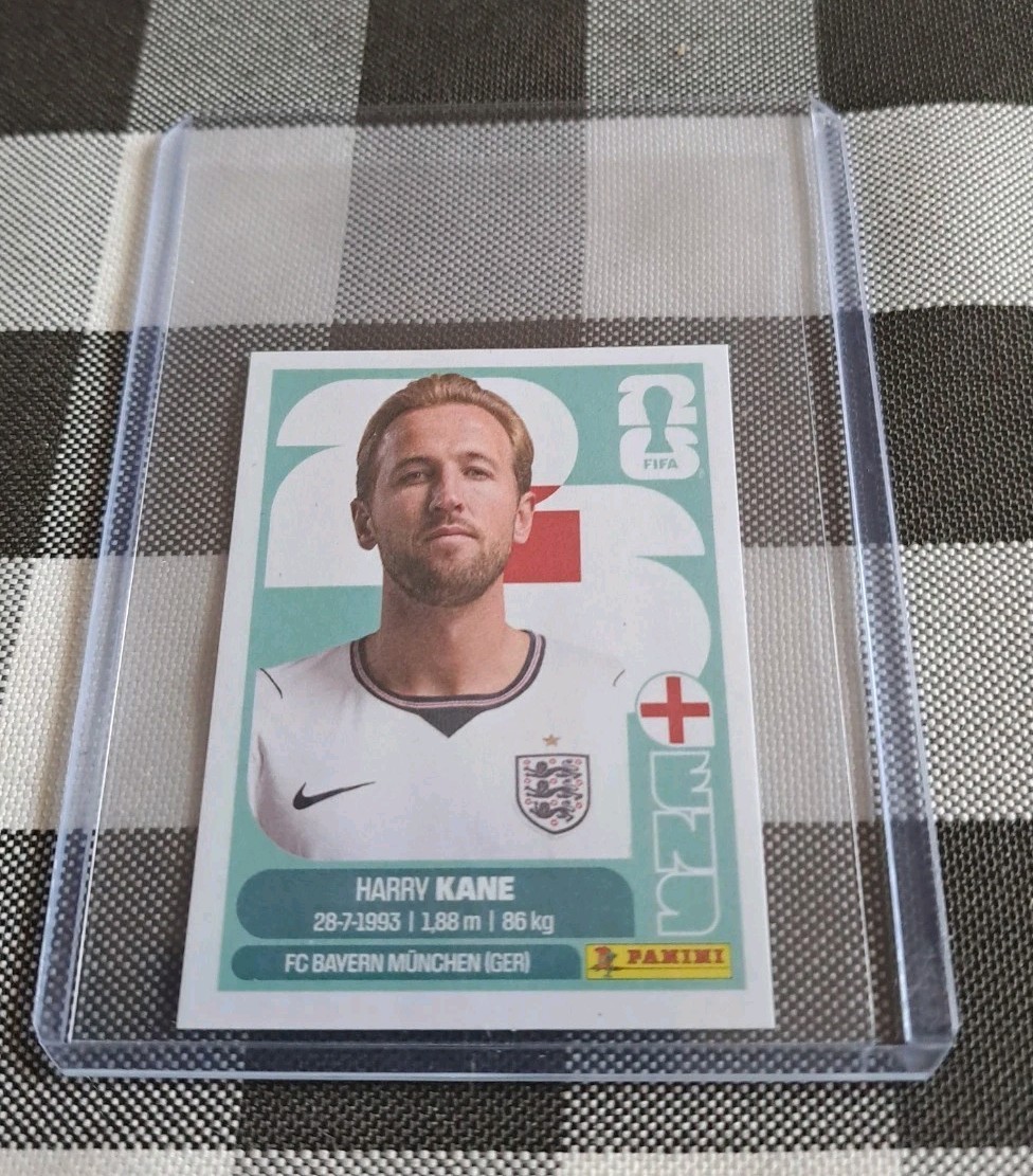 Harry Kane Panini 2026 FIFA World Cup Sticker England ENG 18 Base