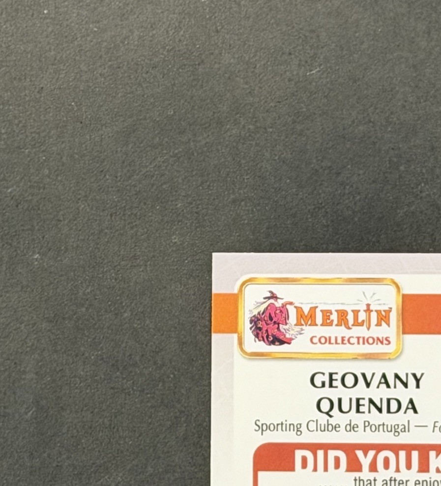 2024-25 Topps Merlin UEFA #57 Geovany Quenda Pink Refractor /199 RC