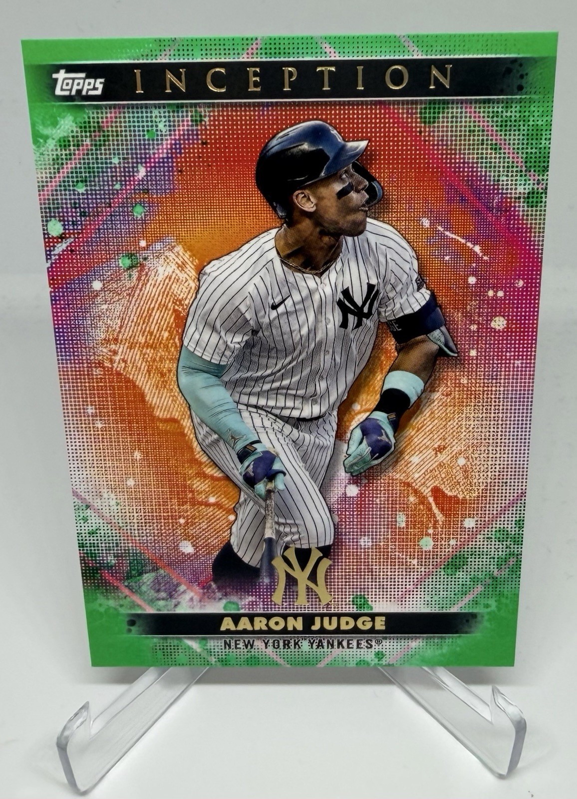 2024 Topps Inception Aaron Judge Green Parallel #6