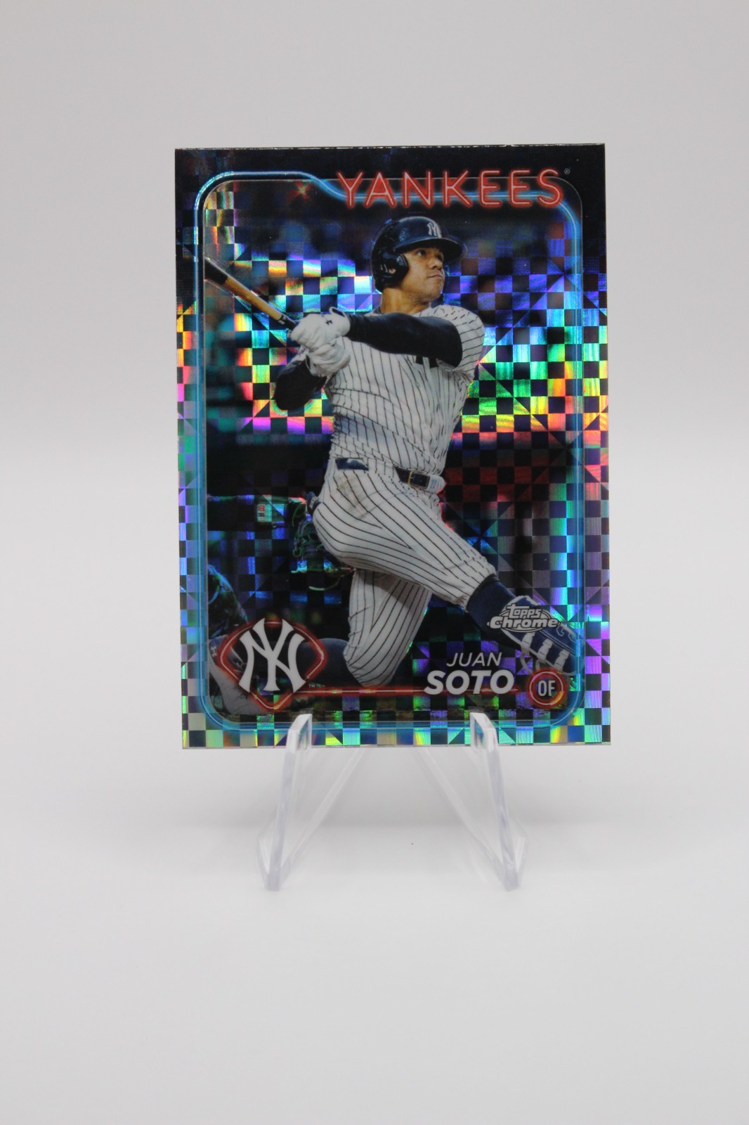 Juan Soto 2024 Topps Chrome #150 X-Fractor