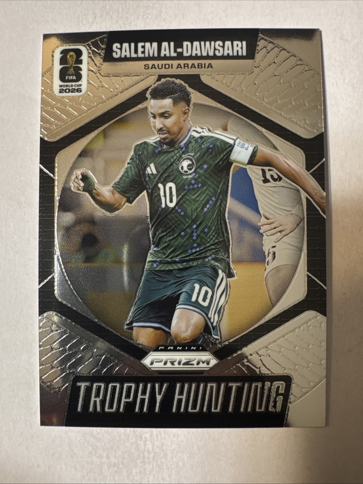 2026 Panini FIFA World Cup Salem Al Dawsari Saudi Arabia Trophy Hunting 18