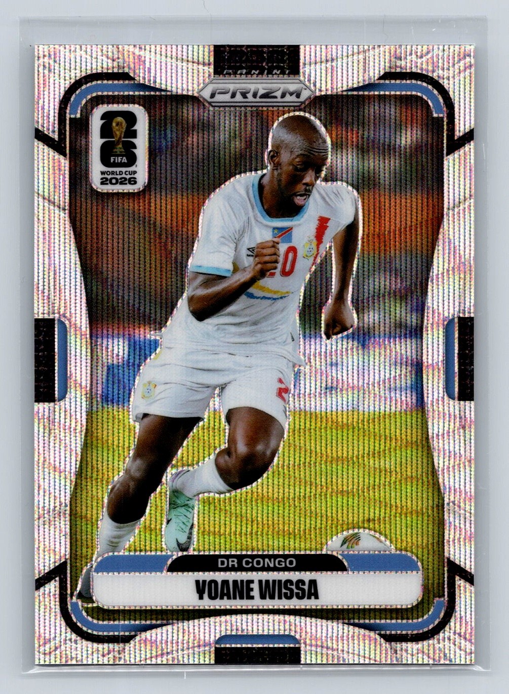 2026 Panini Prizm FIFA World Cup Yoane Wissa #467 Wave Prizm DR Congo