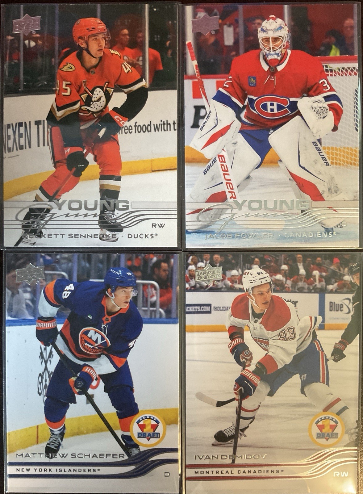 2025-26 Upper Deck Extended Young Guns & 1st Round RC Cards *You Pick From List*