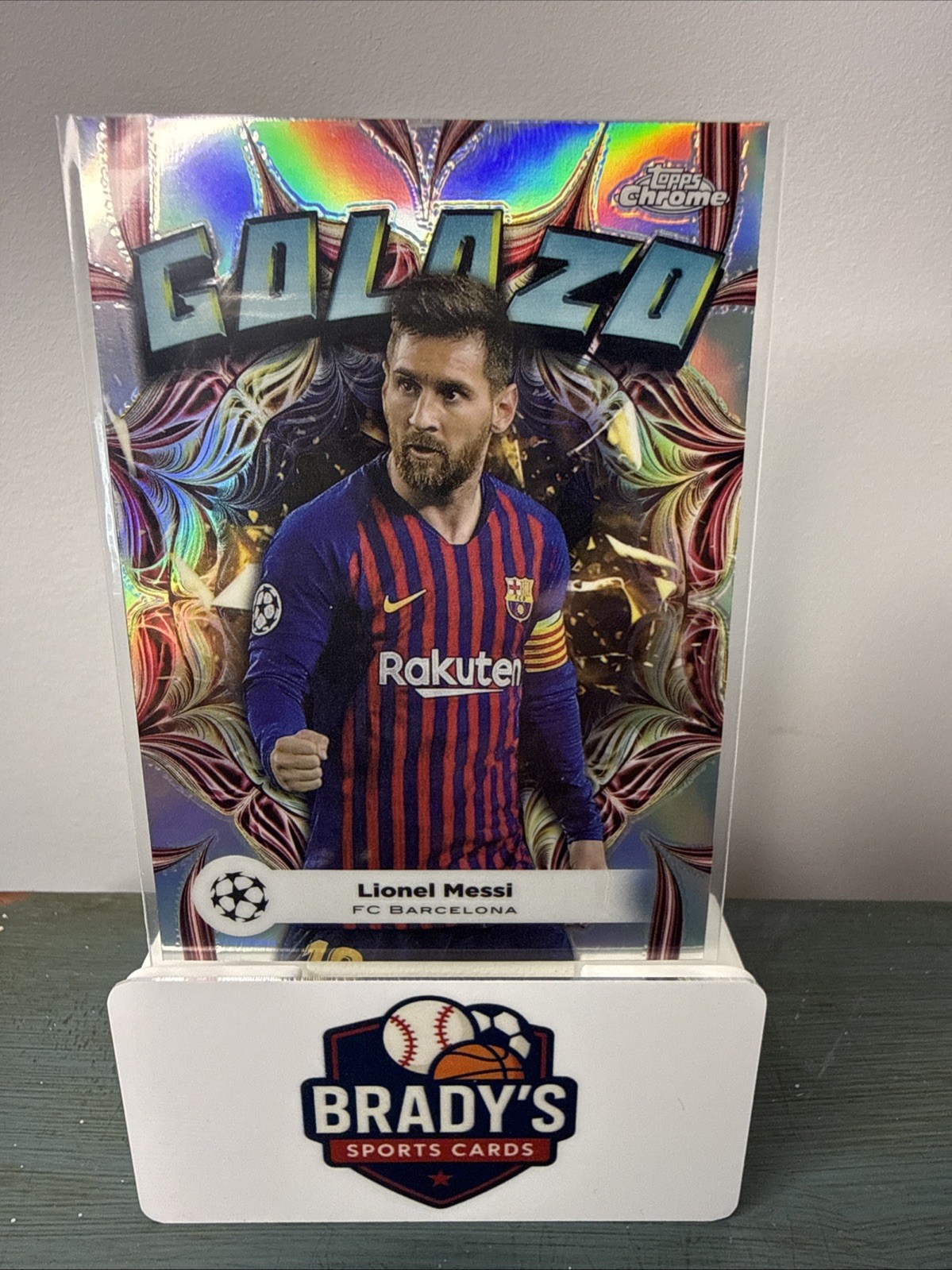 2023-24 Topps Chrome UEFA Club Competitions – Golazo Lionel Messi #GL-5