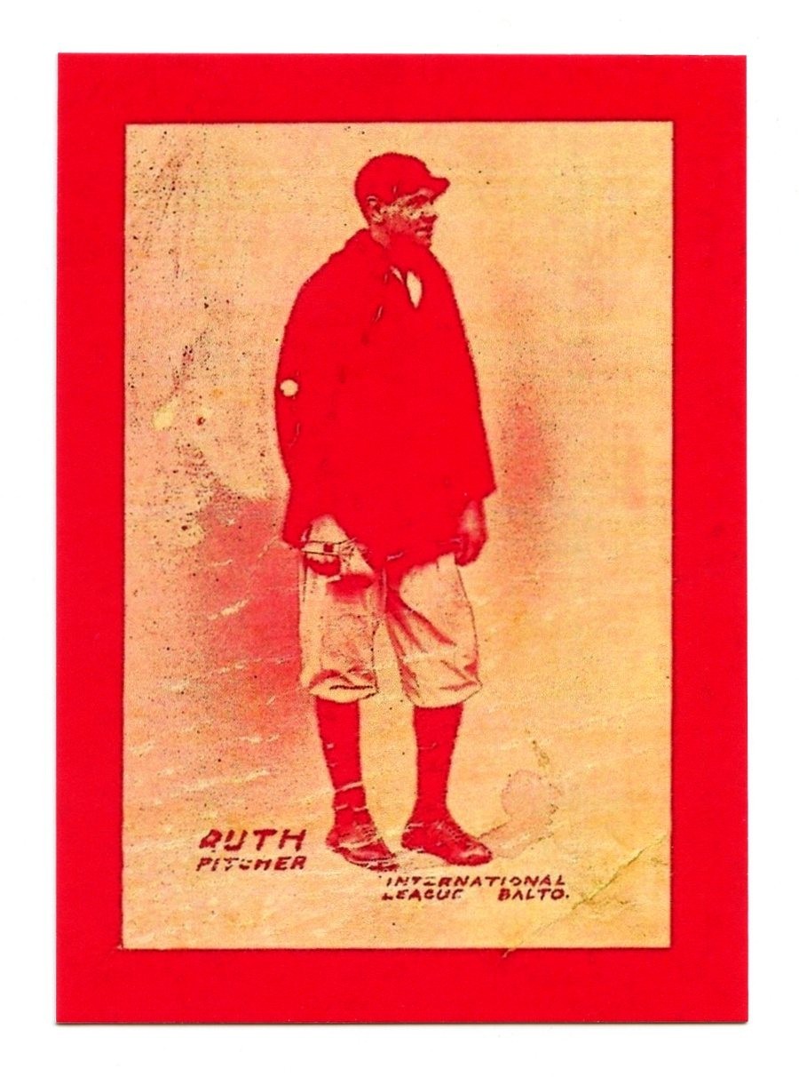 1914 Baltimore News Baseball Rookie Reprint – Babe Ruth – Baltimore Orioles