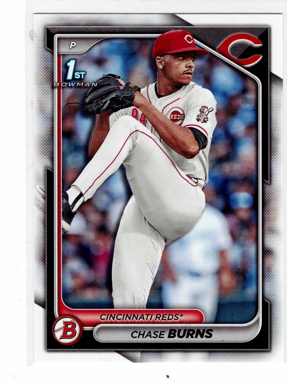 Chase Burns Cincinnati Reds 2024 Bowman Draft 1st Bowman