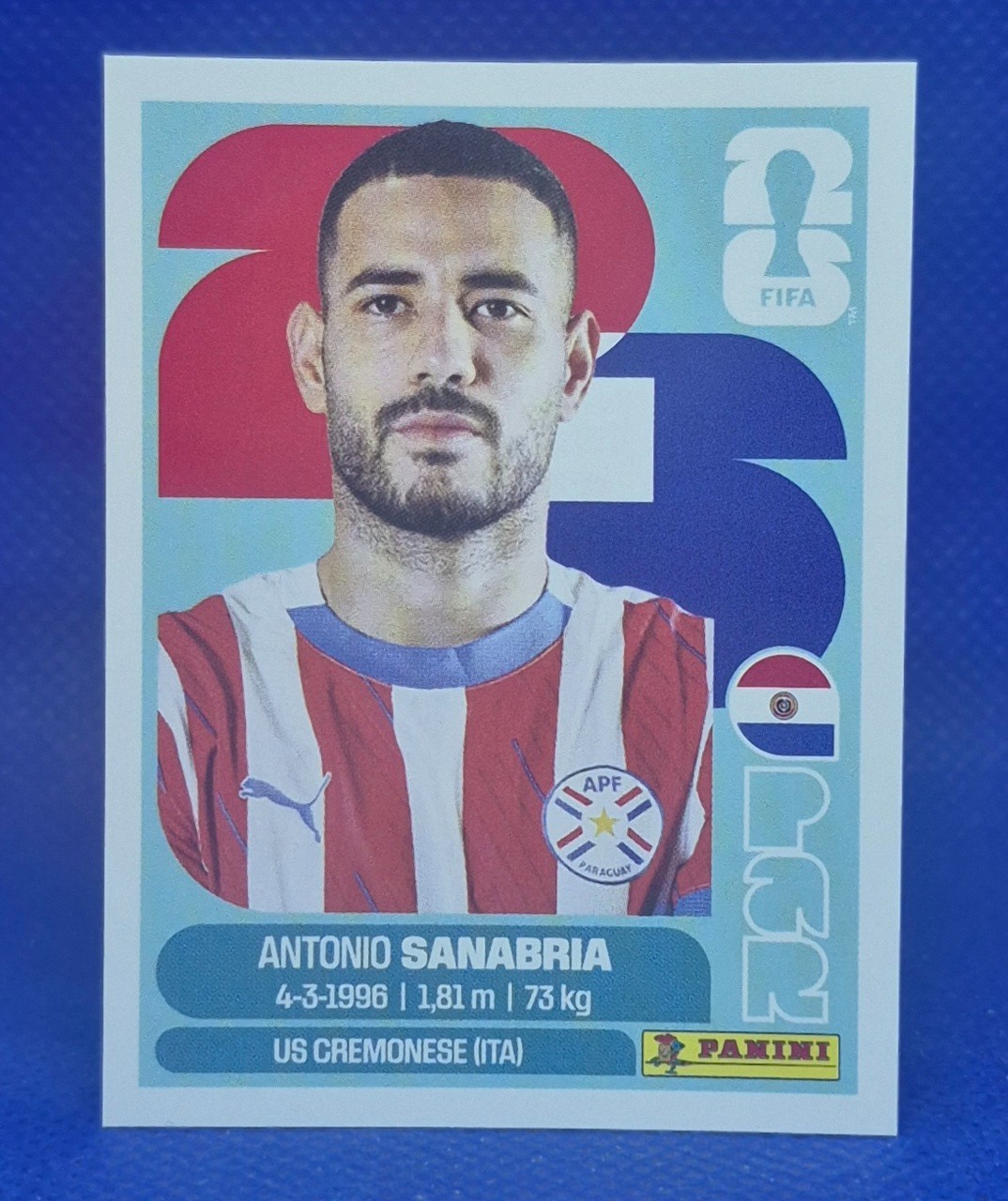 2026 Panini FIFA World Cup Sticker Antonio Sanabria #PAR 20 – Paraguay