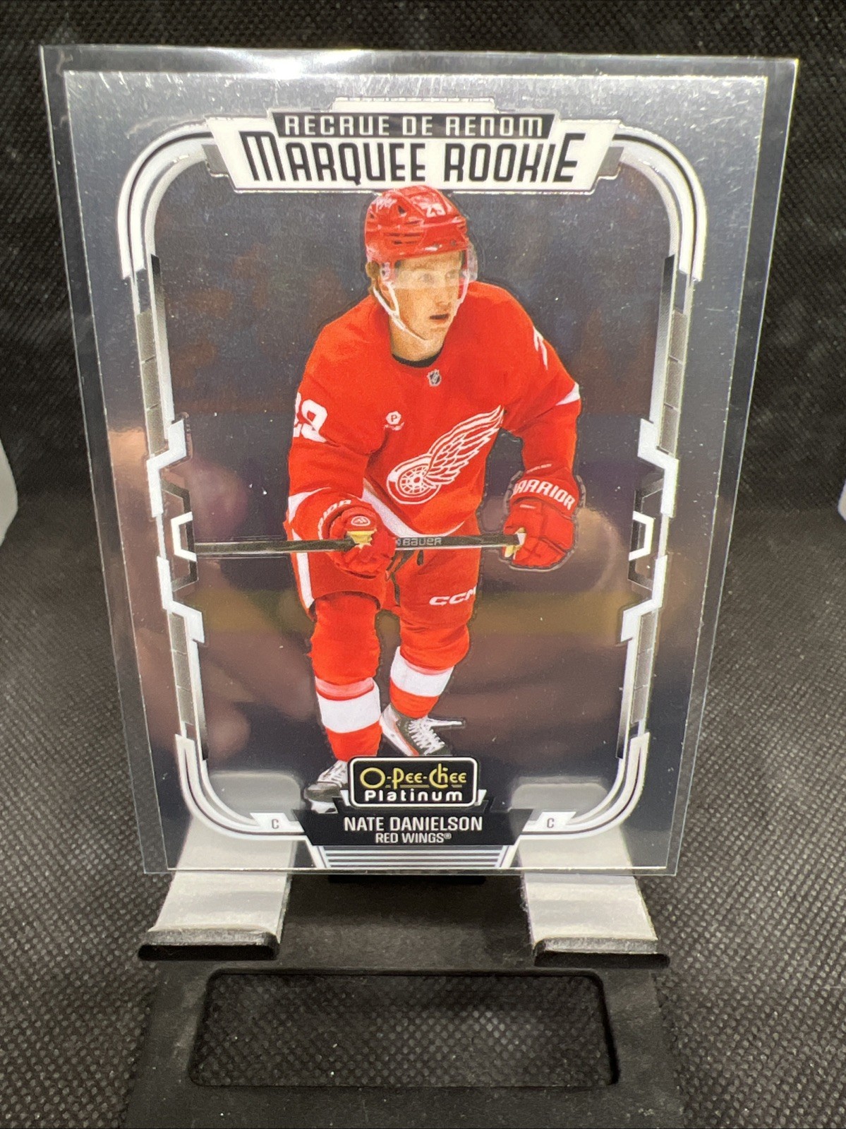 2025-26 O-Pee-Chee Platinum Nate Danielson Marquee Rookie Red Wings RC