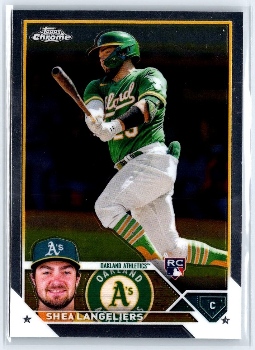 2023 Topps Chrome Shea Langeliers RC Athletics #175
