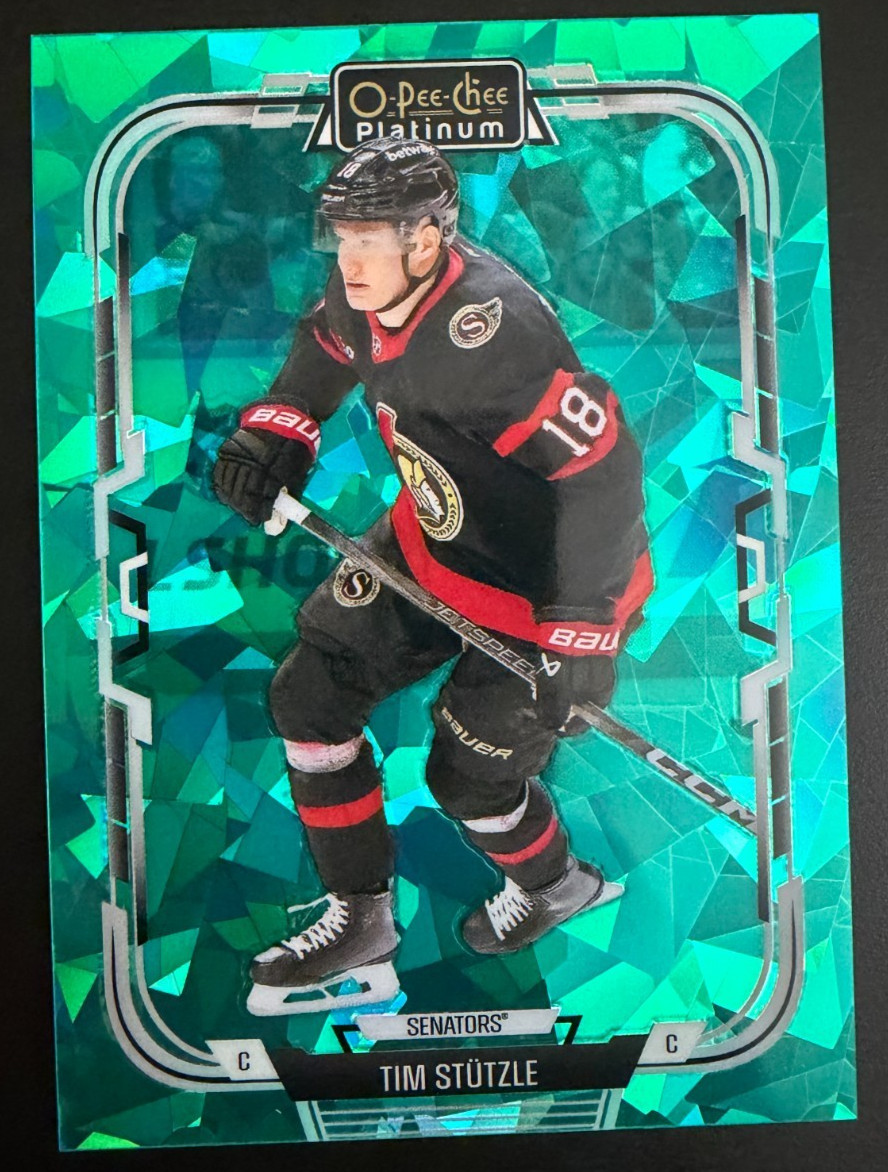 TIM STUTZLE 2025-26 OPC O PEE CHEE PLATINUM TURQUOISE FRAGMENTS /249 #150 150