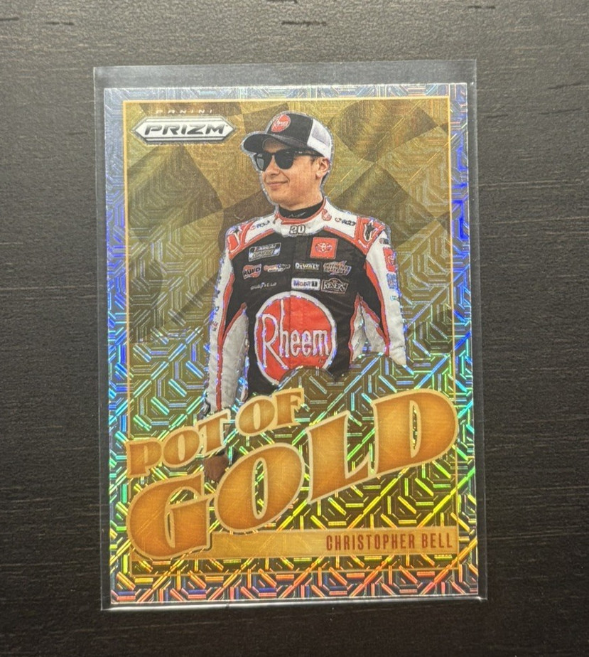 Christopher Bell 2025 Panini Prizm Pot Of Gold Mojo Prizm 5/25 Numbered
