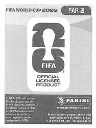 2026 Panini FIFA World Cup Stickers #PAR3 Orlando Gill