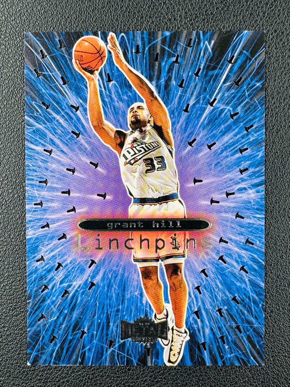 1998-99 Metal Universe Basketball Linchpins #4 Grant Hill SSP Detroit Pistons#Z