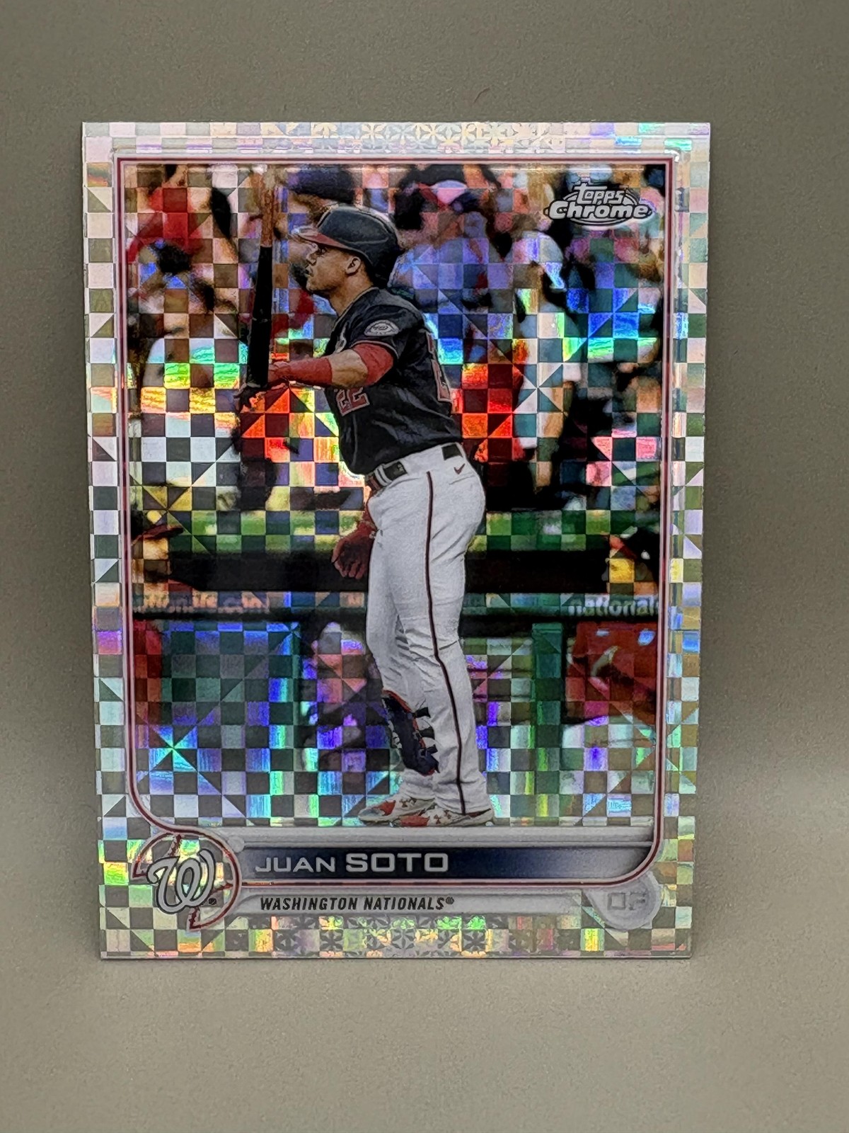 2022 Topps Chrome #129 Juan Soto X-Fractor