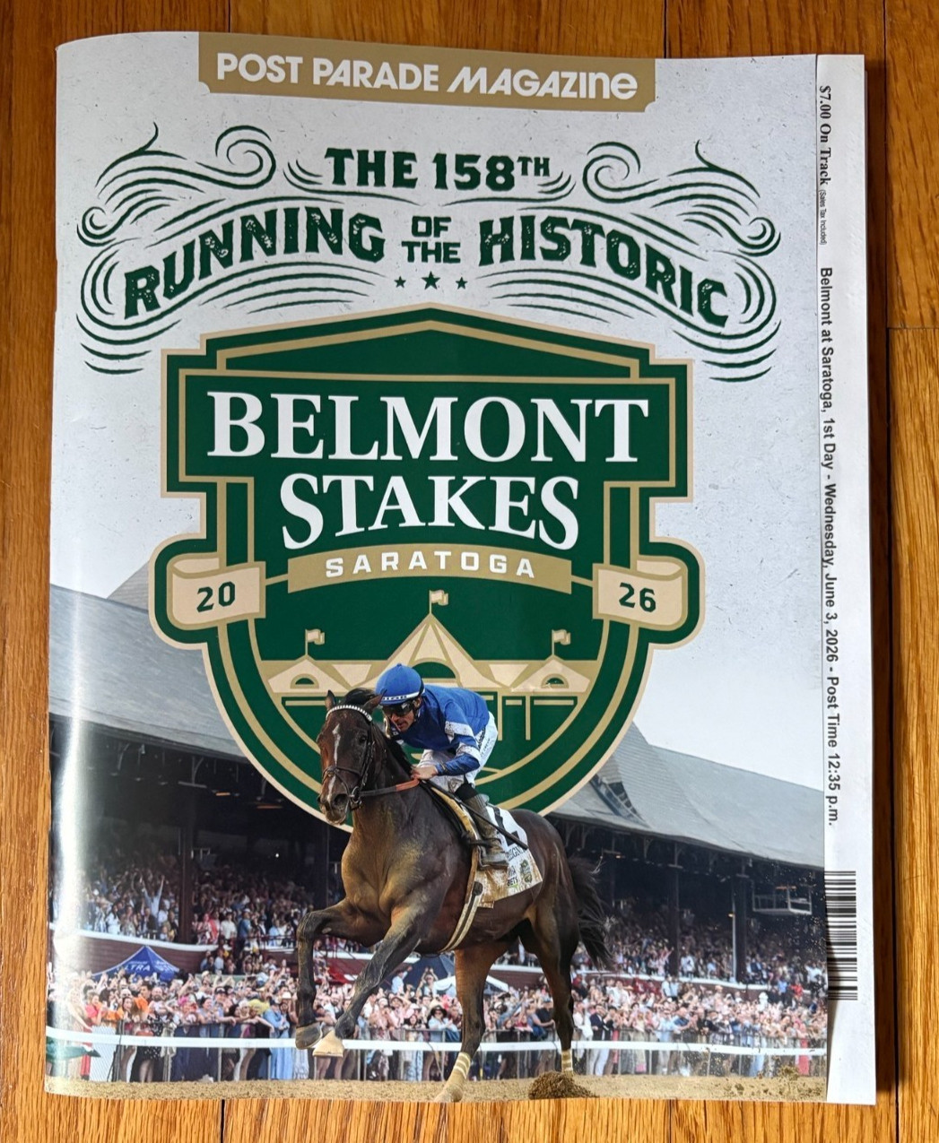 2026 Belmont Stakes Festival Programs, Run At Saratoga, Wednesday-Sunday, Choice