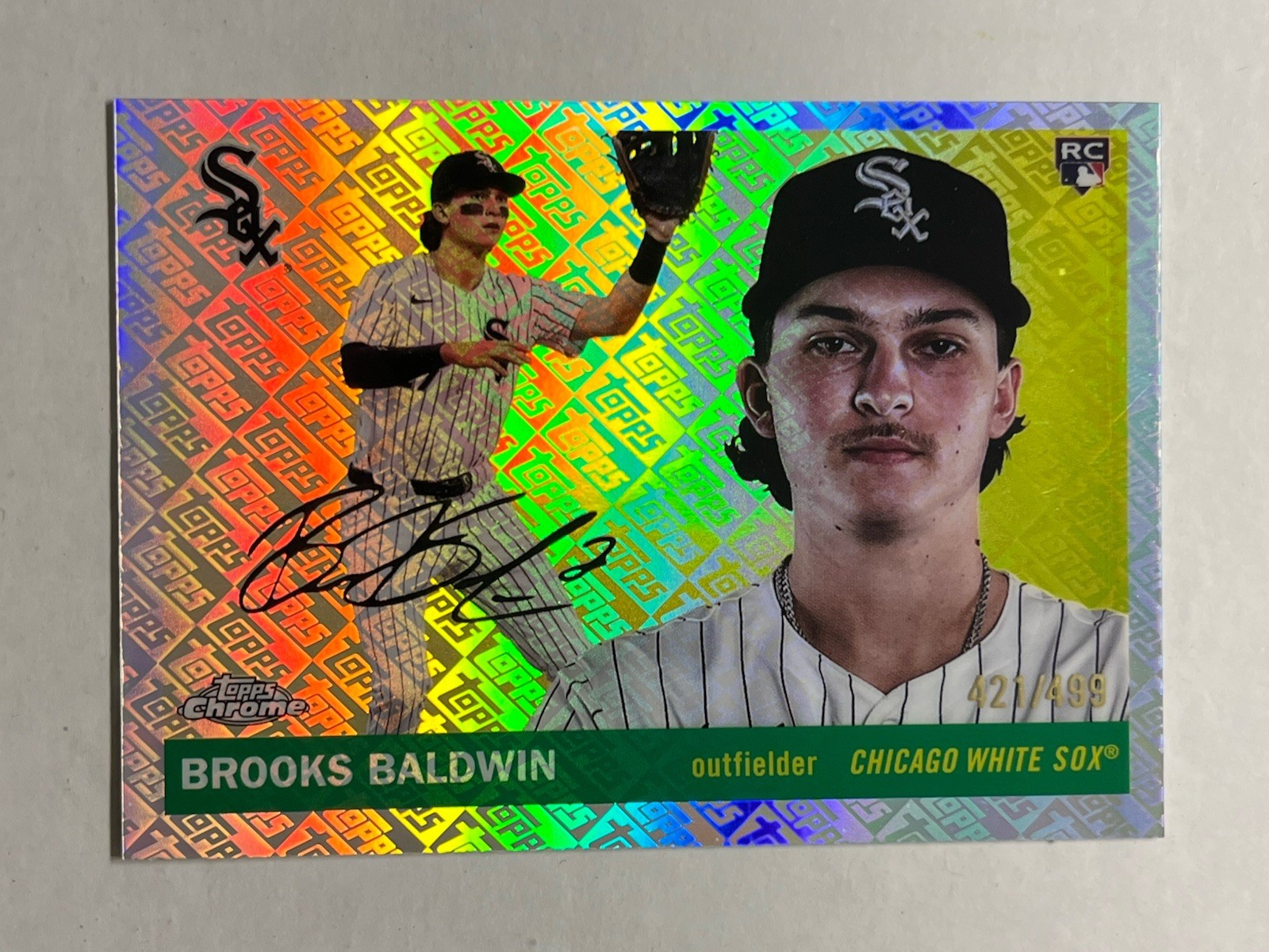 Topps 2025 Chrome Platinum Brooks Baldwin RC /499 Chicago White Sox #252