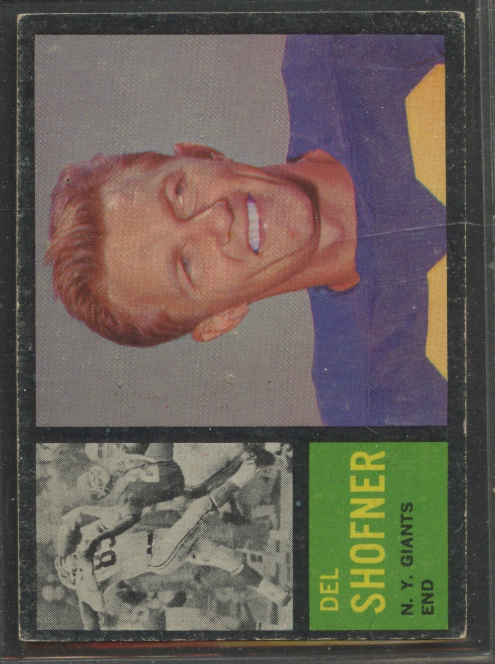 1962 Topps #106 Del Shofner New York Giants