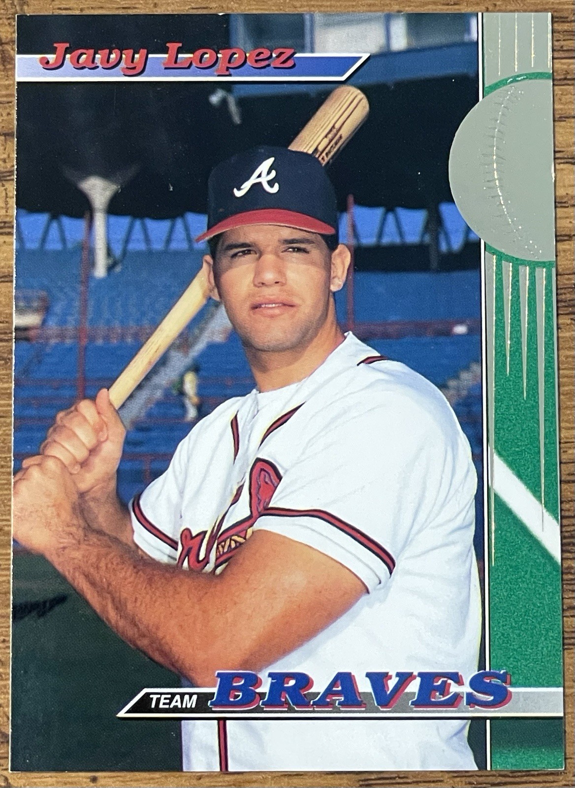 Javy Lopez 1993 Topps Stadium Club Teams Rookie Card #27 Braves MLB RC Free Ship