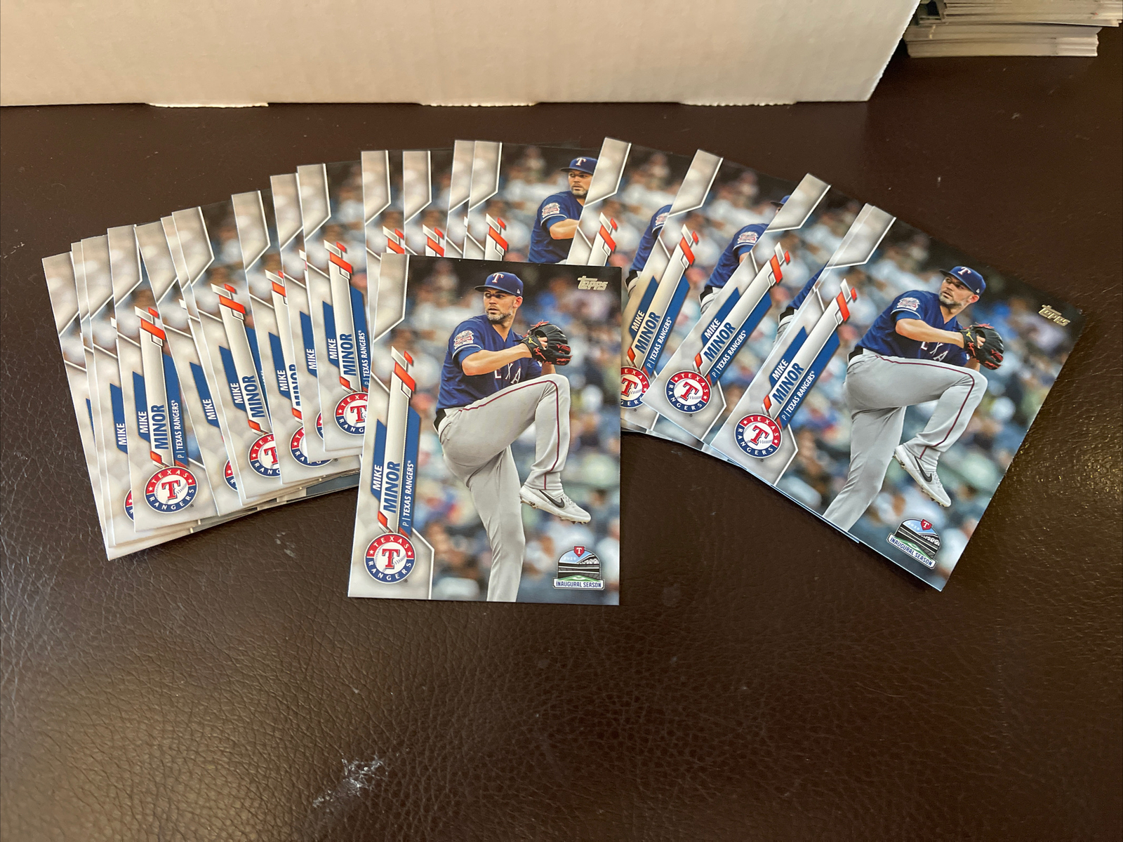 Lot Of 20 2020 Topps Series 2 Base #684 Mike Minor – Texas Rangers BULK