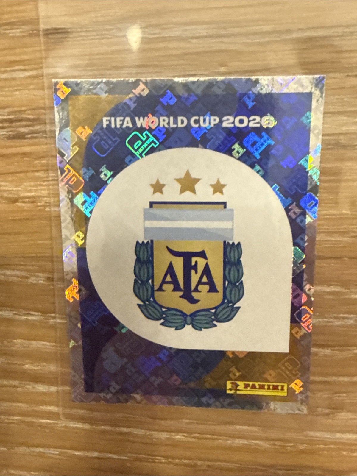 Panini FIFA World Cup 2026 – Argentina Badge Foil Holo Sticker (ARG 1)