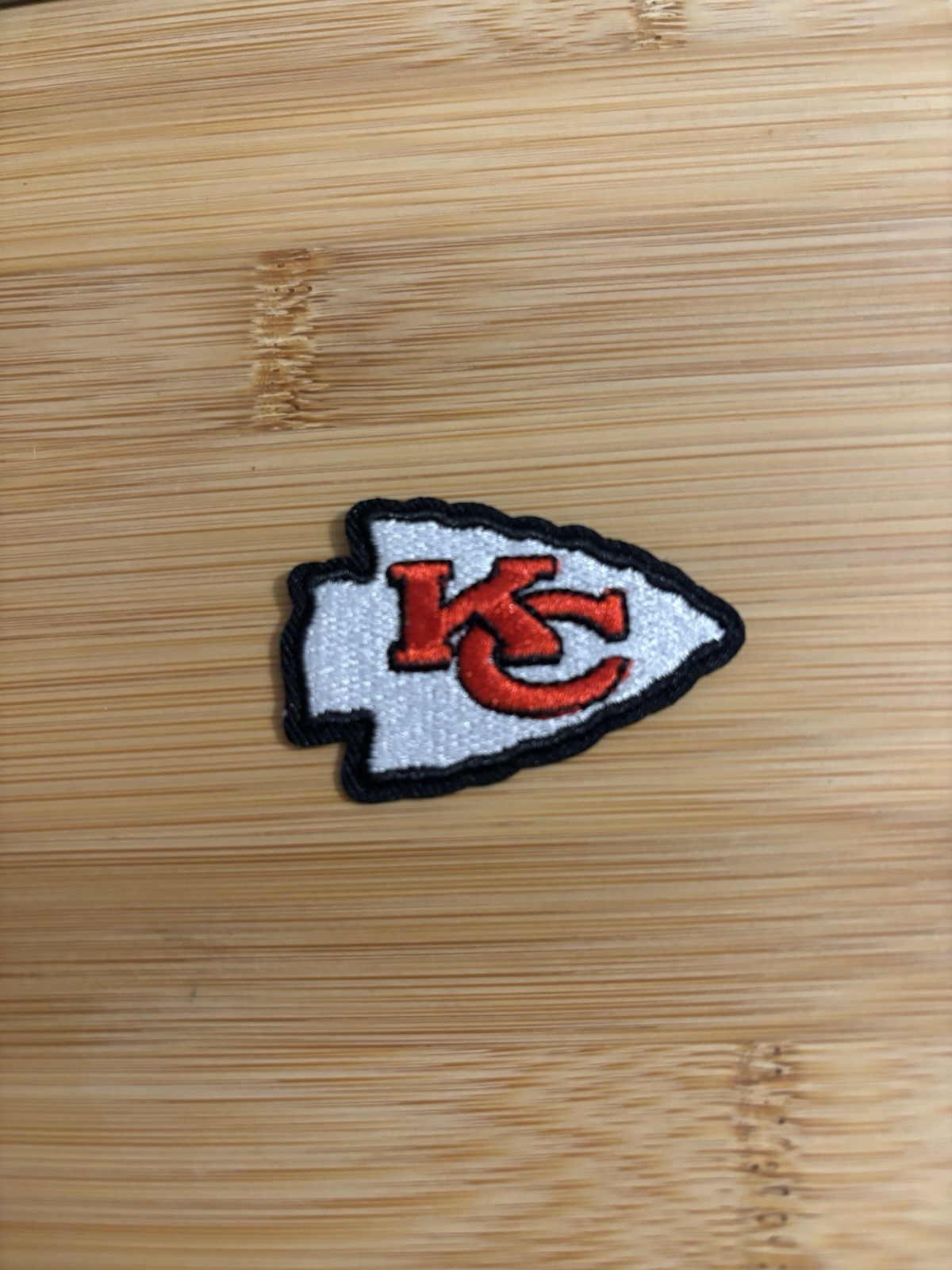 Kansas City Chiefs Small 2″ Embroidered Iron On Patch Great For Jackets & Hats