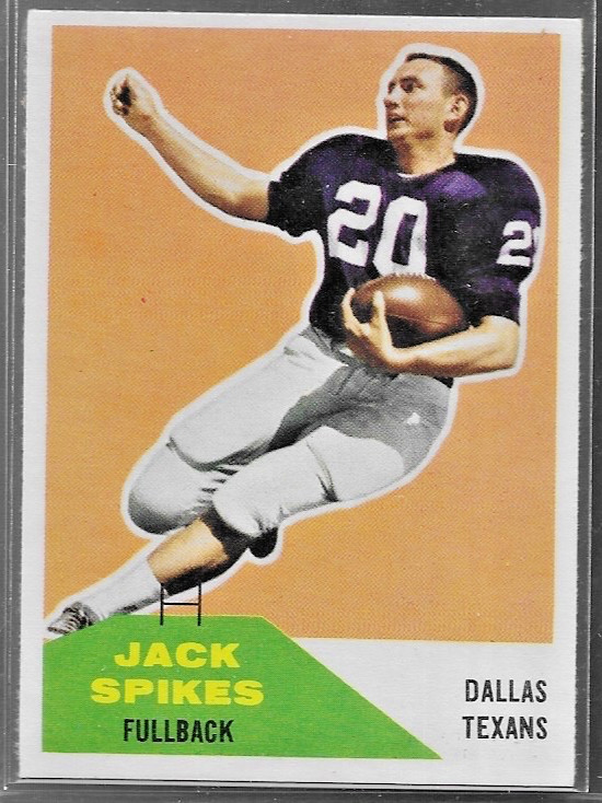 1960 Fleer – Jack Spikes (RC) #39 ExMt