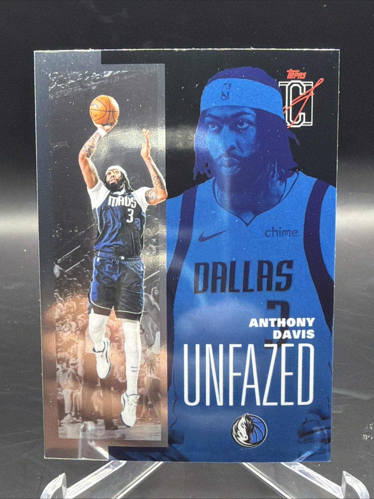 Topps Signature Class 2026 Unfazed Insert Anthony Davis Mavericks FAZE-4