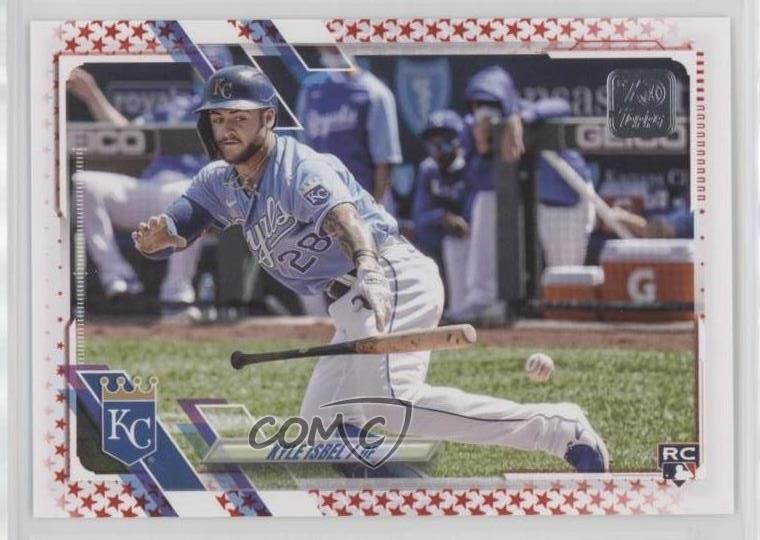 2021 Topps Update Independence Day 50/76 Kyle Isbel #US220 Rookie RC 14lm
