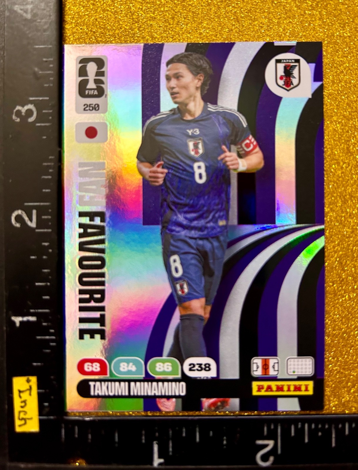 PANINI ADRENALYN XL FIFA WORLD CUP 2026, TAKUMI MINAMINO, JAPAN, CARD#250