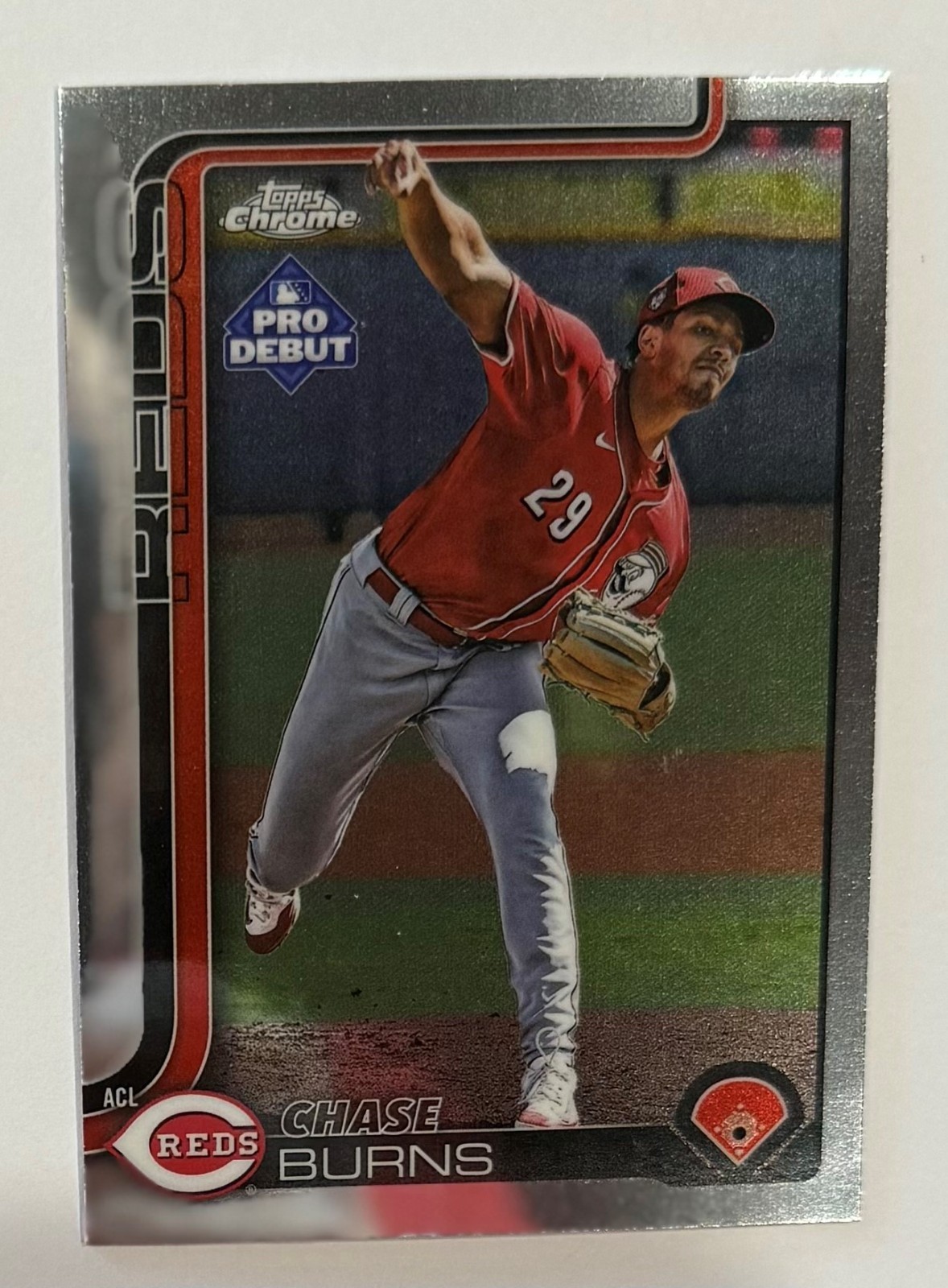 CHASE BURNS – 2025 Topps Pro Debut Chrome #PDC-169 FS QTY