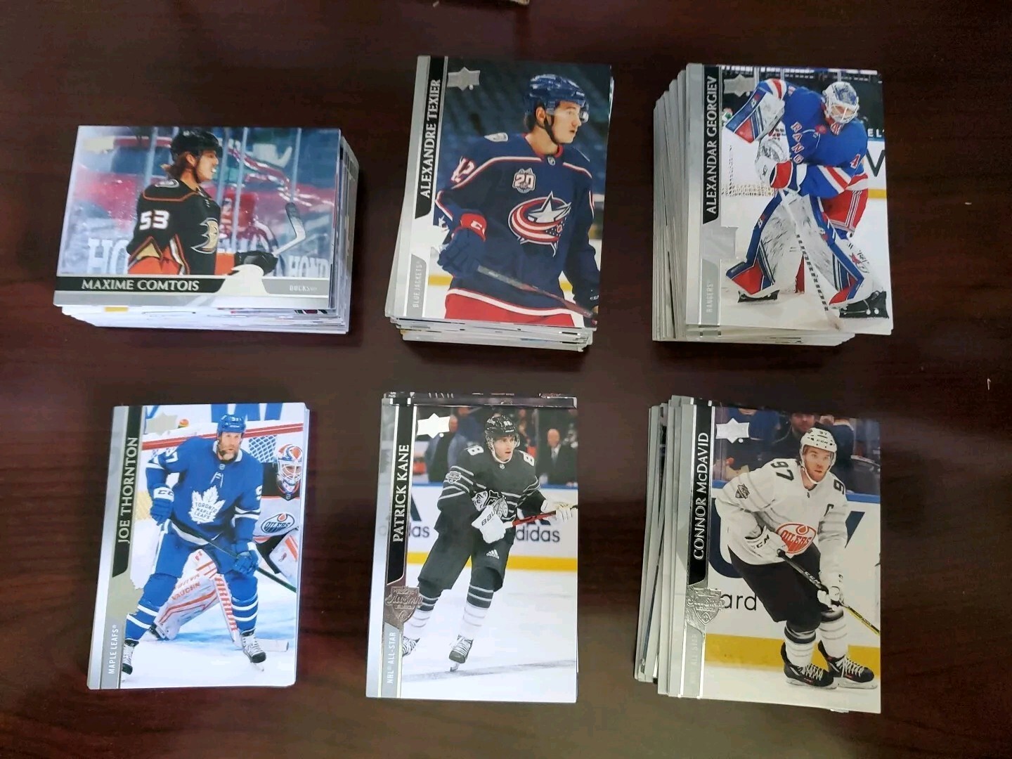2020-21 Upper Deck NHL Hockey Extended Series Complete Base Set #501-700 UD