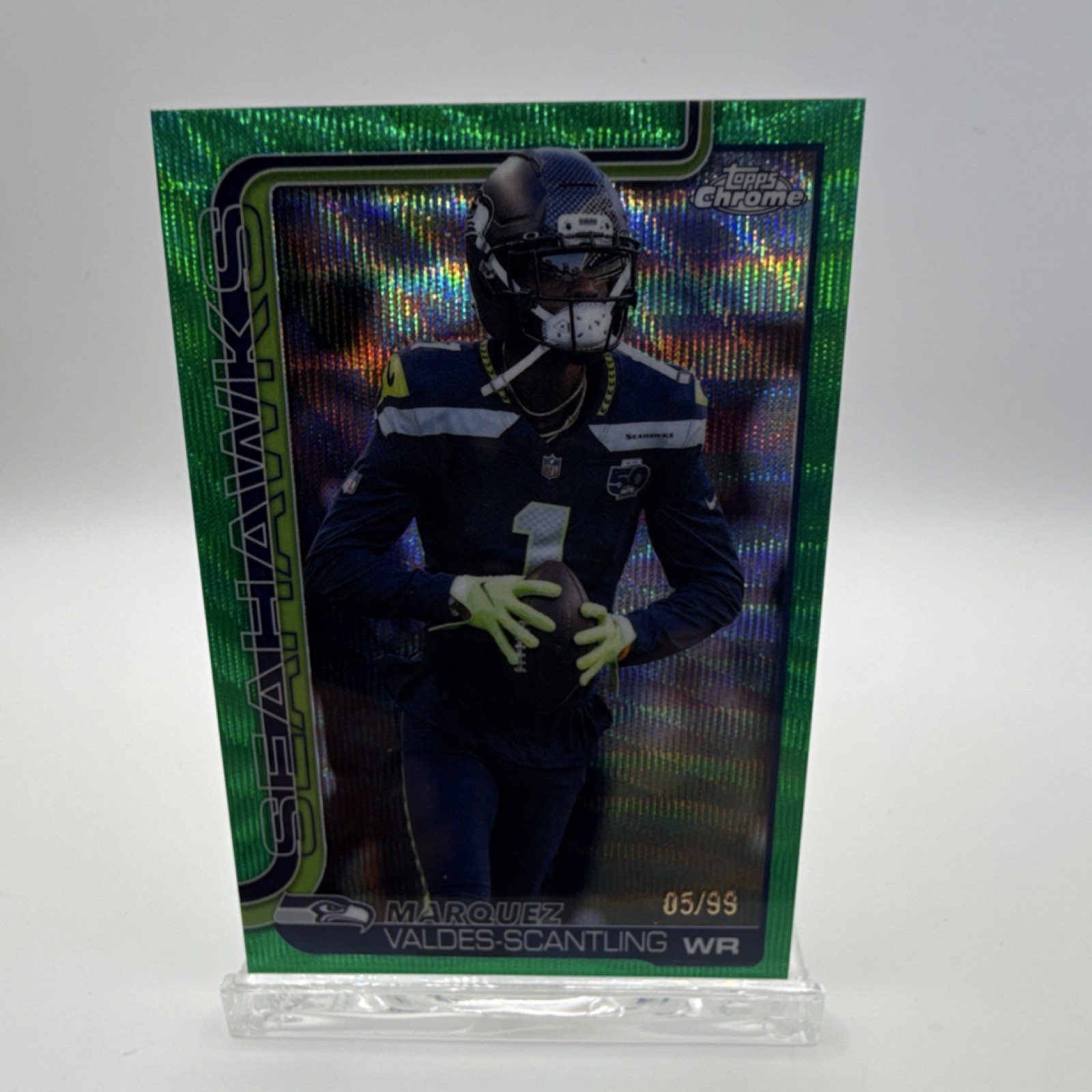 Marquez Valdes-Scantling #05/99 Green Wave Refractor 💎Mint Seahawks #272
