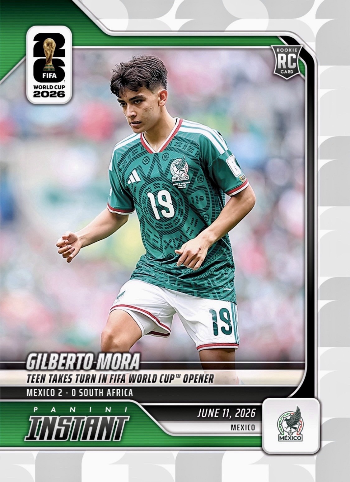 Gilberto Mora 2026 Panini Instant FIFA World Cup #4 Mexico RC PRESALE