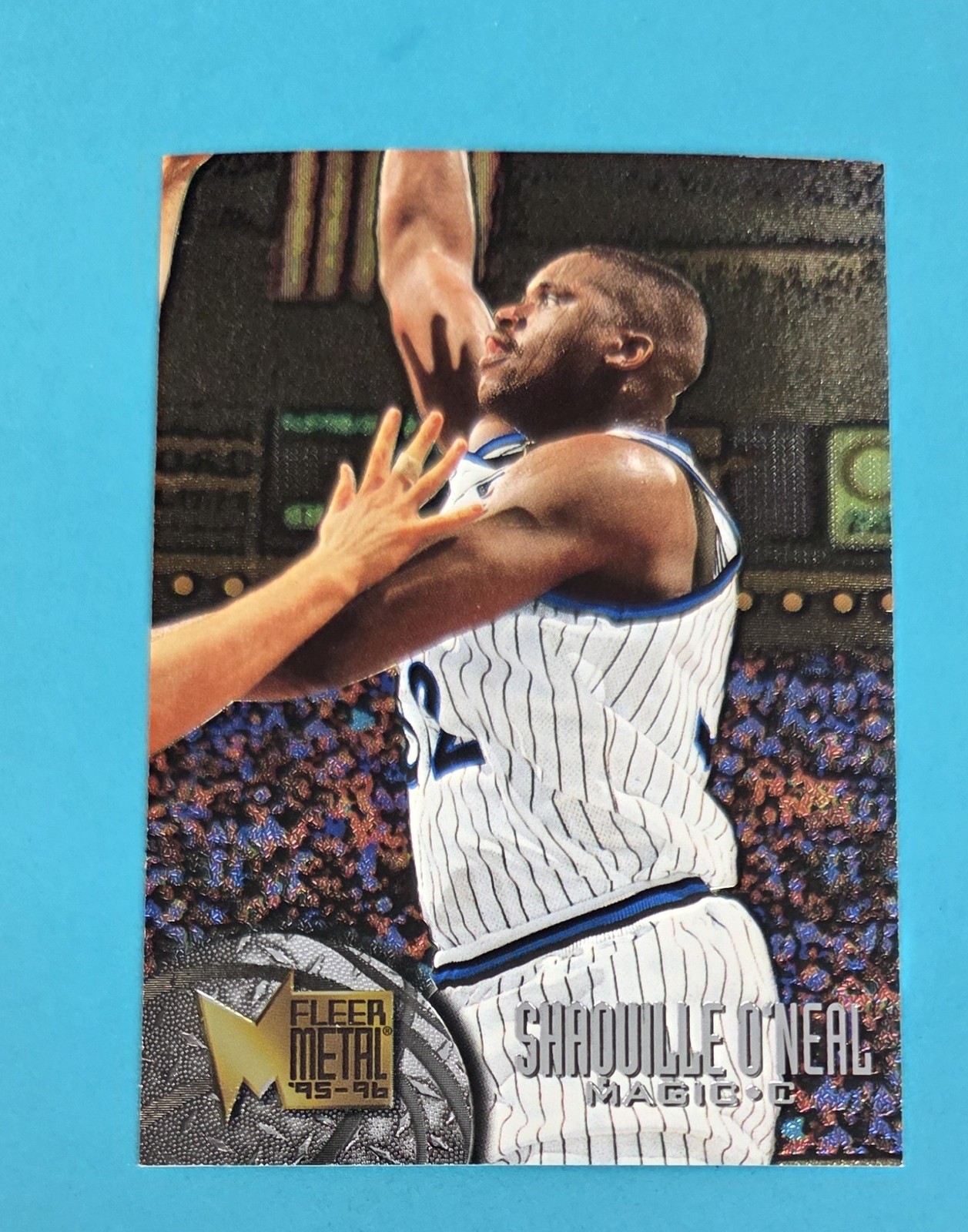 1995-96 Metal #78 Shaquille O’Neal Orlando Magic BASKETBALL Card 4G