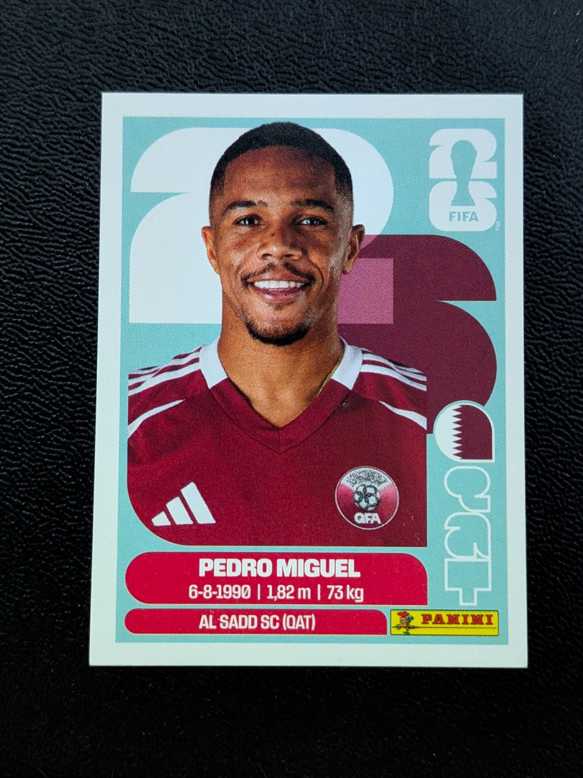 2026 FIFA World Cup Panini Sticker – Pedro Miguel – Qatar – QAT #7