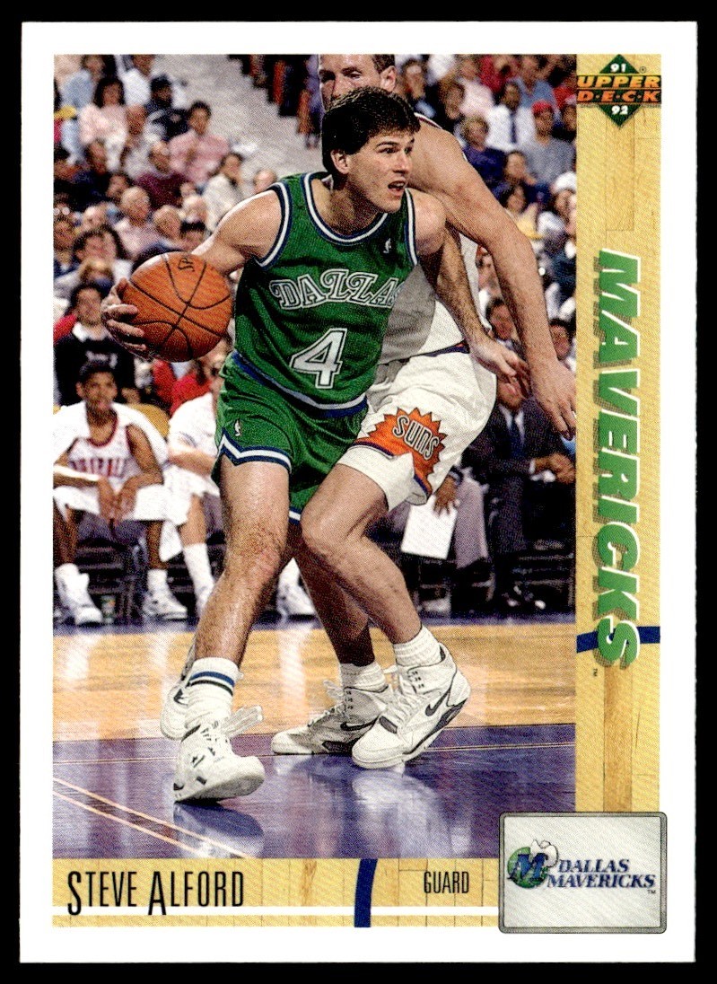 1991-92 Upper Deck Steve Alford Dallas Mavericks #250