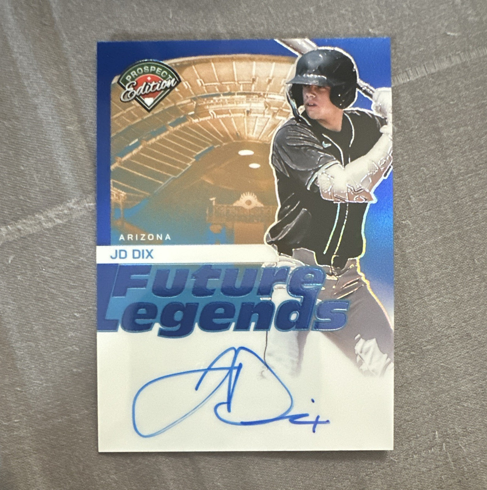 Panini 2024 Prospect Edition JD Dix Future Legends Blue Prizm Auto /49 RC