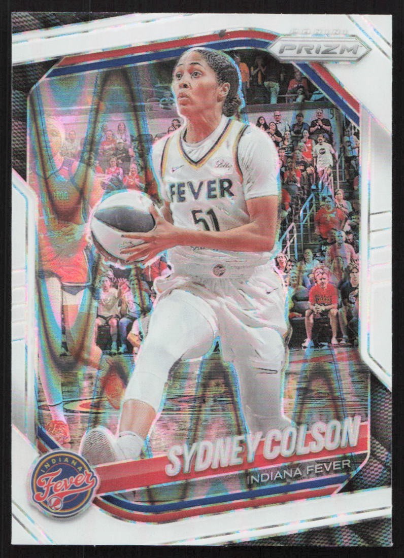 2025 Panini Prizm WNBA – Sydney Colson #1 White Seismic Prizm