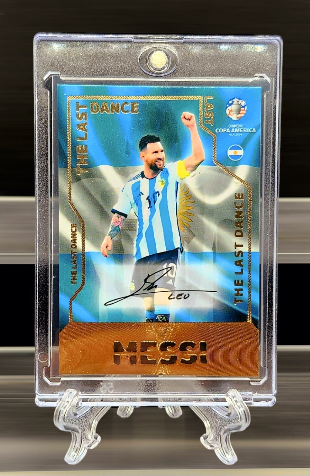2024 Copa America USA – Lionel Messi Black Printed Signature