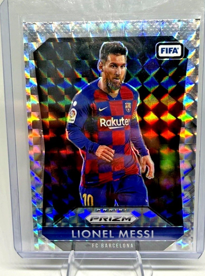 2025-26 Panini Prizm FIFA Lionel Messi Flashback 2015 #2 Mosaic Prizm Barcelona