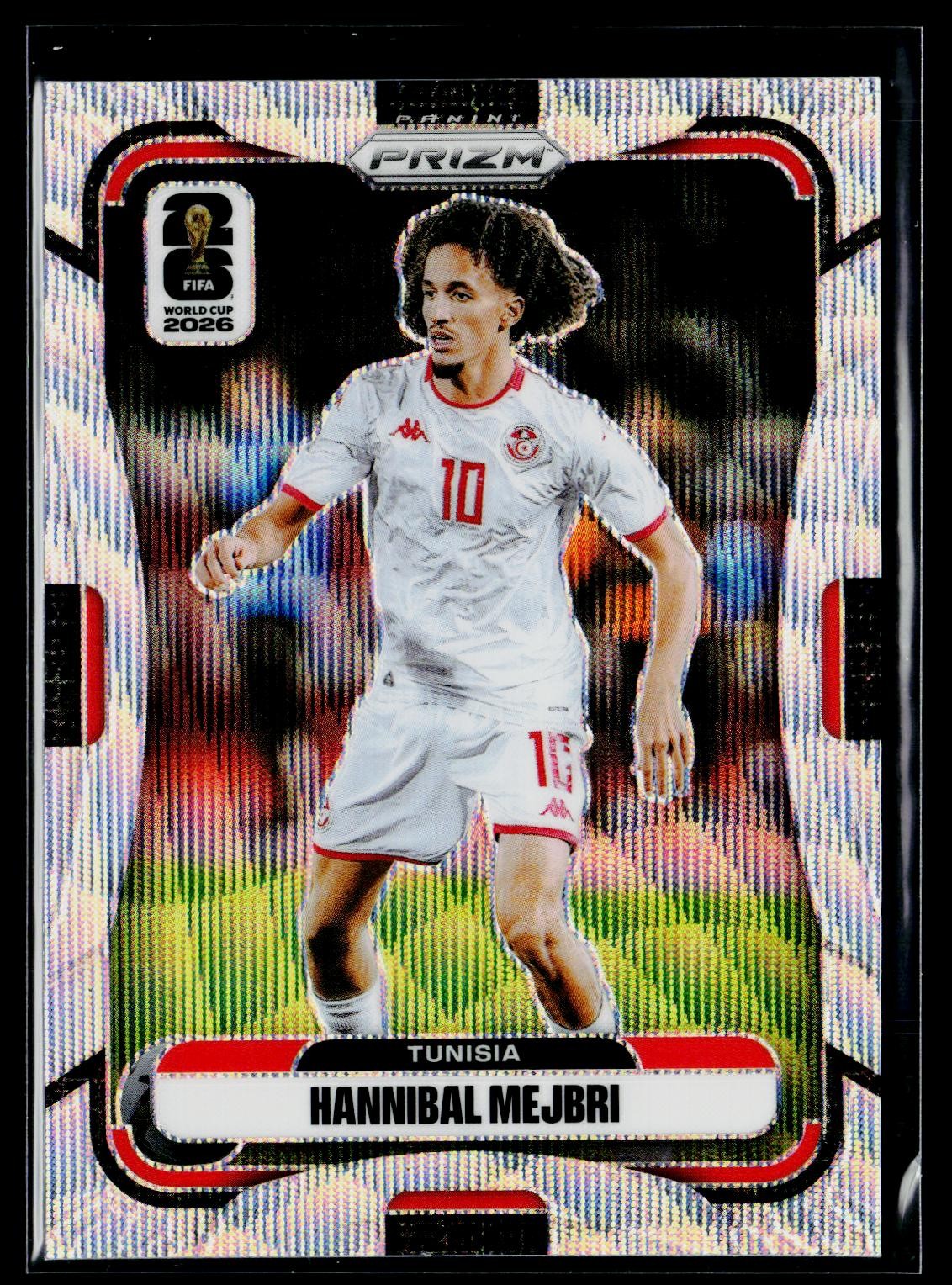 Hannibal Mejbri 2026 Panini Prizm FIFA World Cup Wave #428 Tunisia