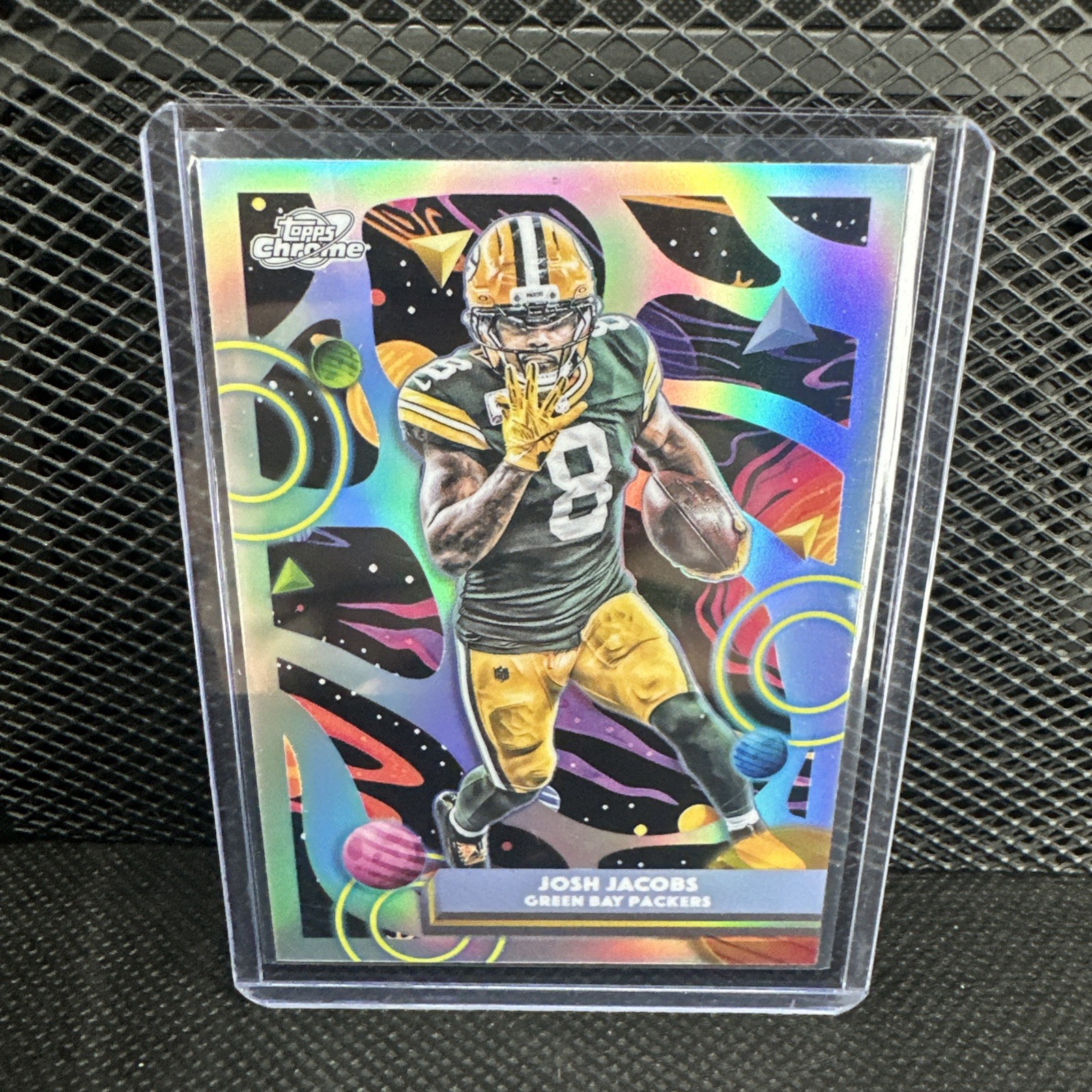 2025 Topps Cosmic Chrome Josh Jacobs #36 Green Bay Packers Football